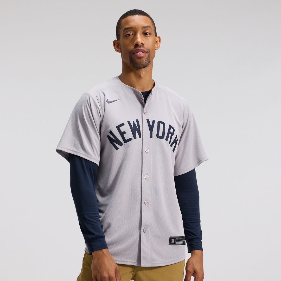 New York Yankees Aaron Judge Nike Road Limited Player Jersey - Gray