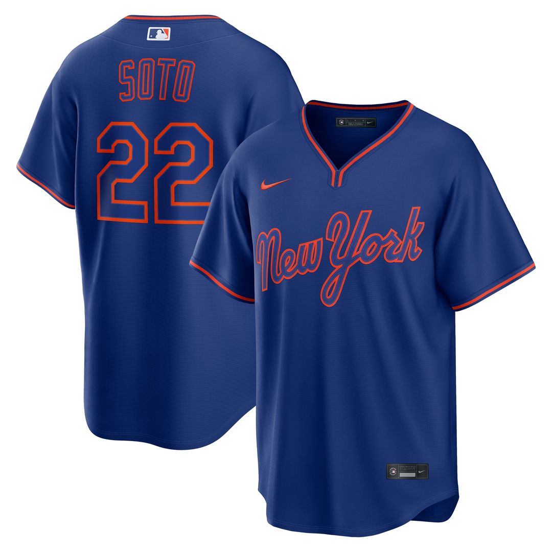 New York Mets Juan Soto Nike Alternate Replica Jersey - Royal
