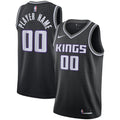 Sacramento Kings Nike Swingman Custom Jersey Black - Statement Edition