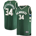 Milwaukee Bucks Giannis Antetokounmpo Fanatics Big & Tall Fast Break Player Jersey - Hunter Green - Icon Edition