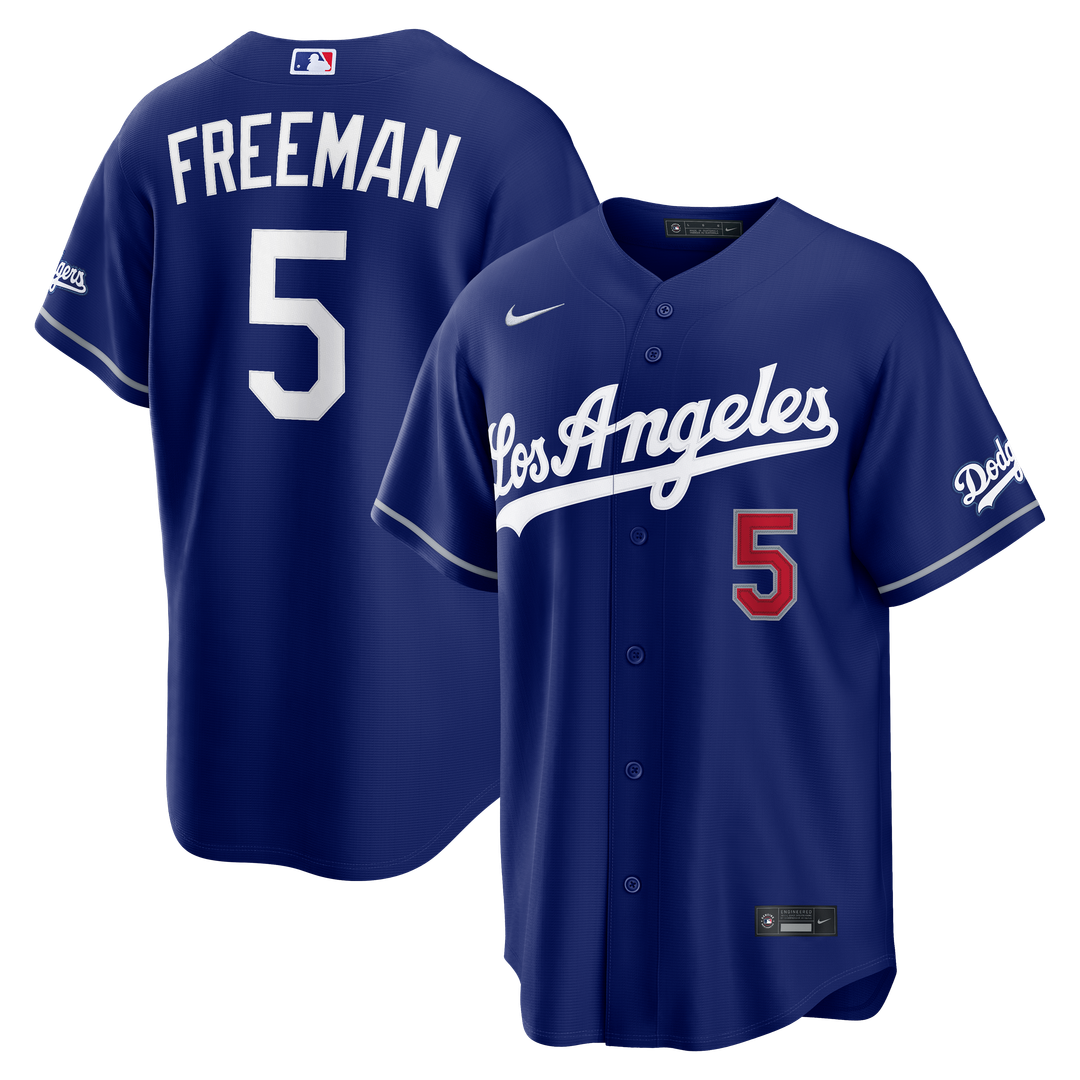 Los Angeles Dodgers Freddie Freeman Nike Alternate Stadium Jersey - Royal