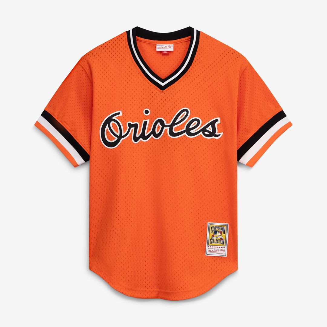 Baltimore Orioles Cal Ripken Jr. Mitchell & Ness Authentic Batting Practice Jersey - White