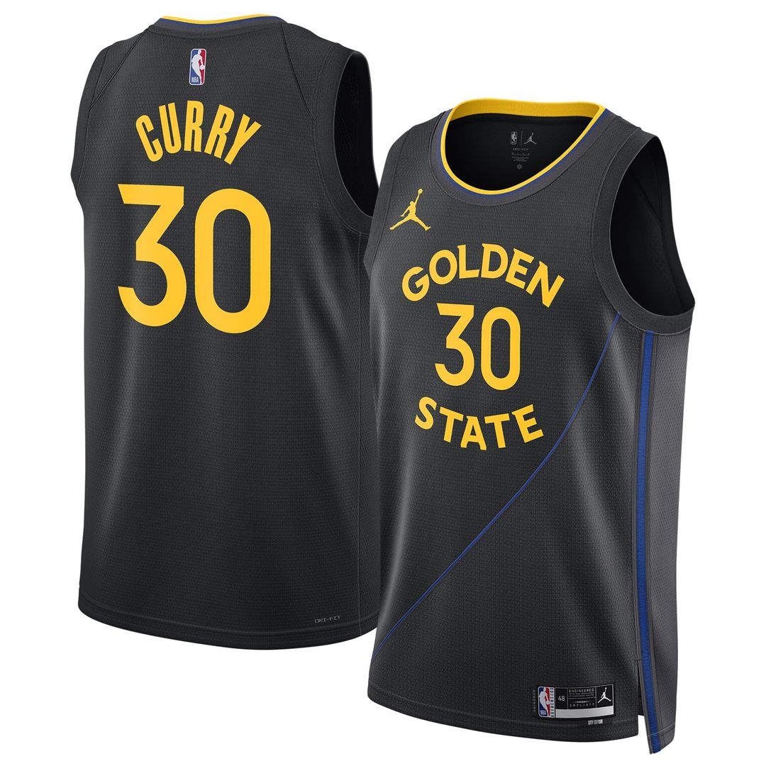 Golden State Warriors Stephen Curry Jordan Brand Unisex 2024/25 Swingman Jersey - Statement Edition - Black