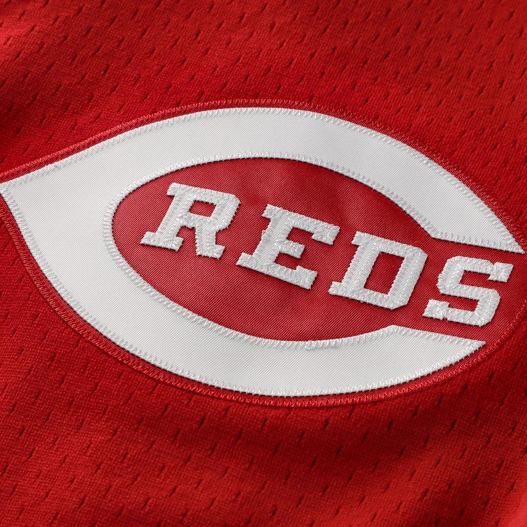 Cincinnati Reds Johnny Bench Mitchell & Ness Authentic Batting Practice Jersey - Scarlet