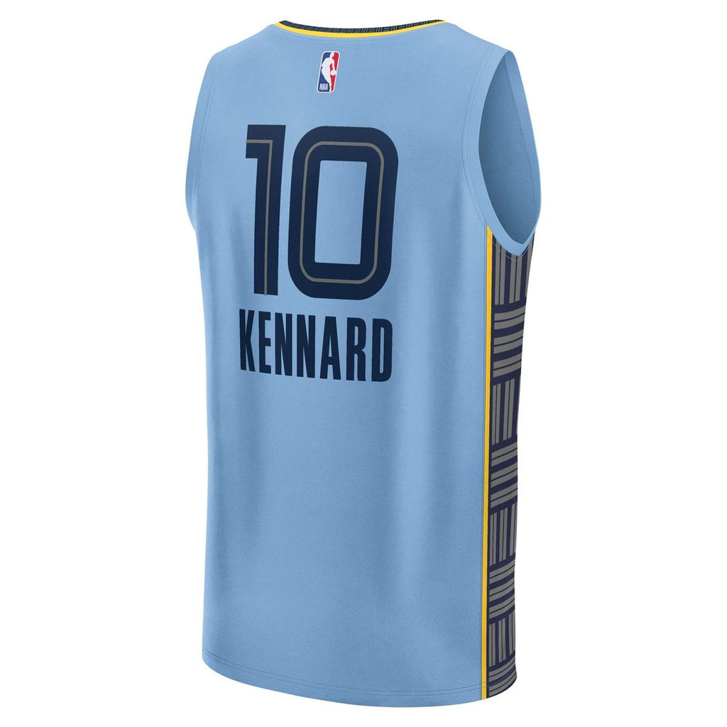 Memphis Grizzlies Luke Kennard Fanatics Fast Break Replica Player Jersey - Statement Edition - Light Blue