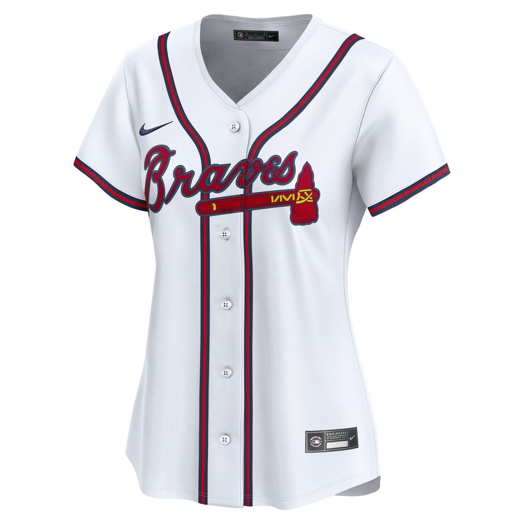 Atlanta Braves Ozzie Albies Nike Women's Home Limited Player Jersey - White