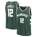 Milwaukee Bucks Taurean Prince Fanatics Fast Break Replica Player Jersey - Icon Edition - Hunter Green