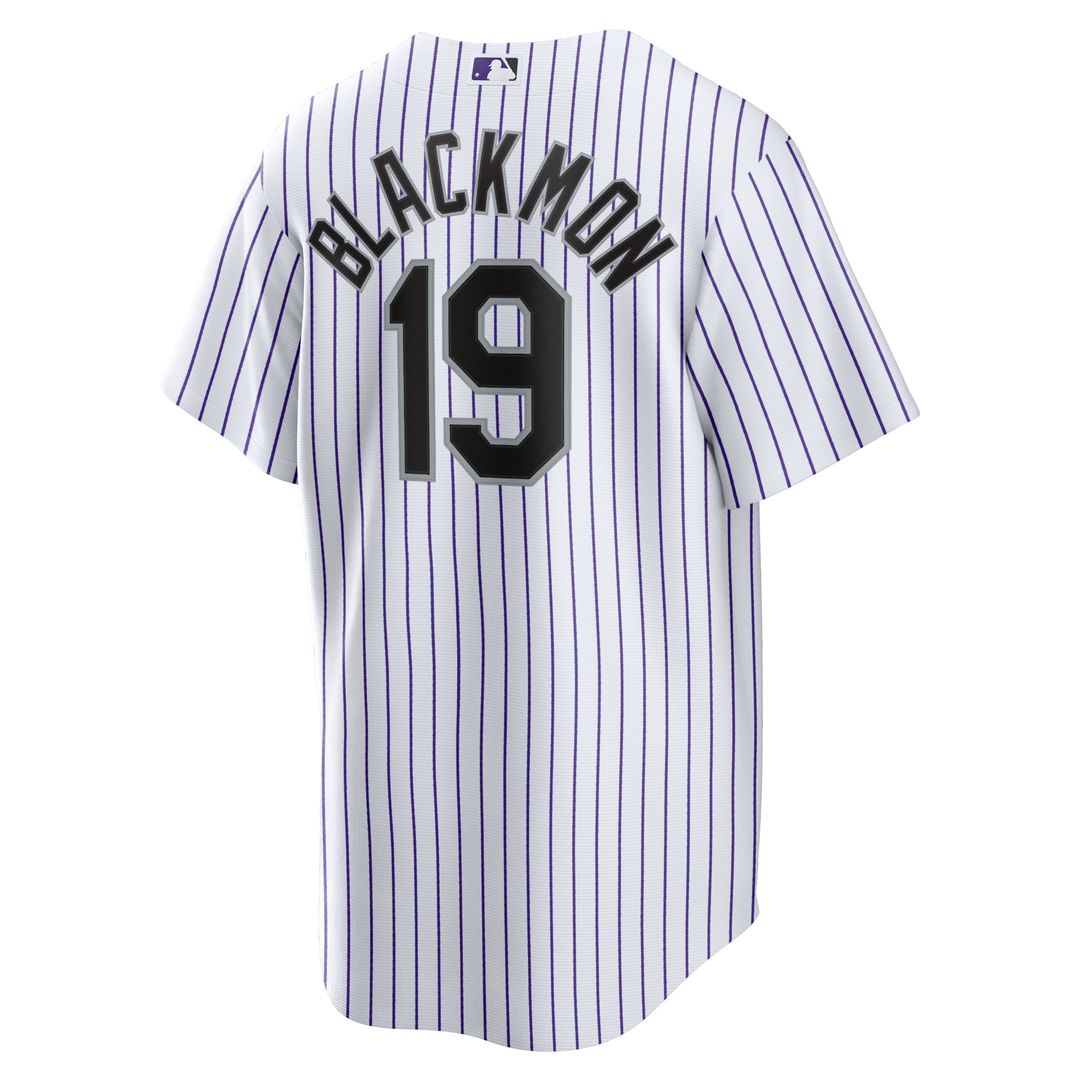 Colorado Rockies Charlie Blackmon Nike Home Replica Player Name Jersey - White