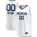 Memphis Grizzlies Fanatics Fast Break Custom Replica Jersey - Association Edition - White