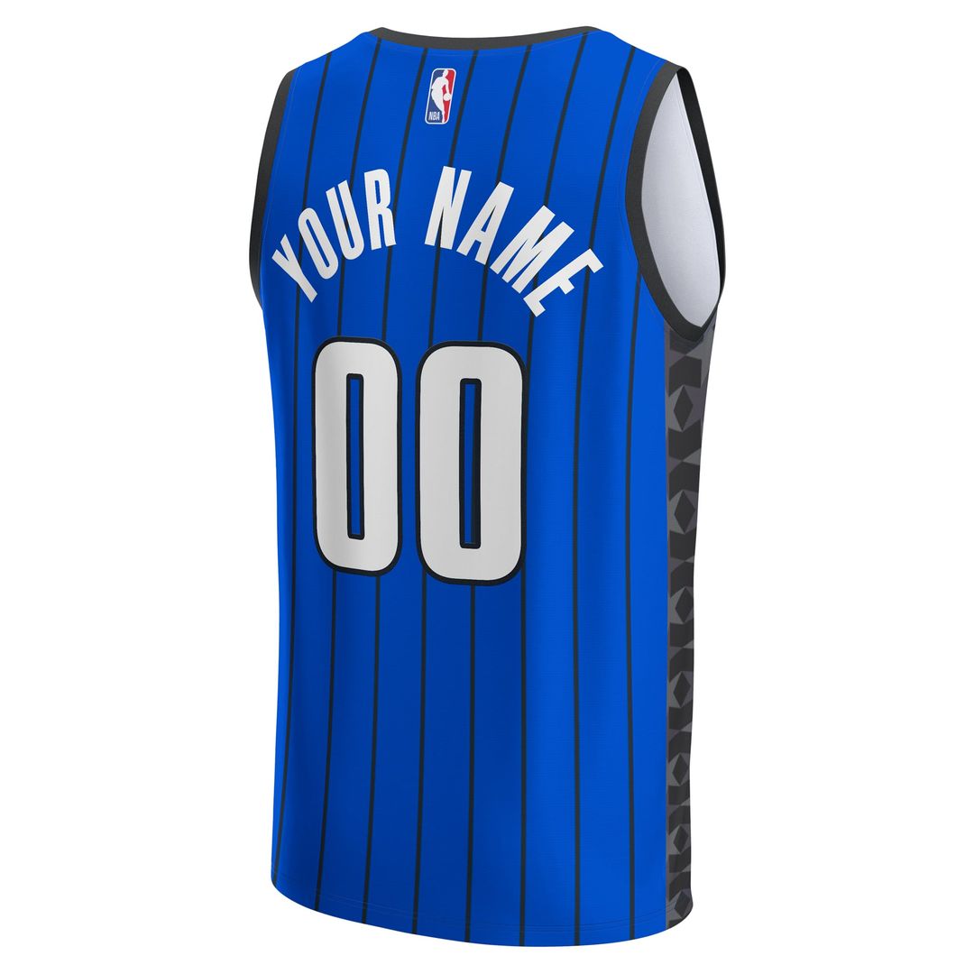Orlando Magic Fanatics Youth Fast Break Replica Custom Jersey - Statement Edition - Blue