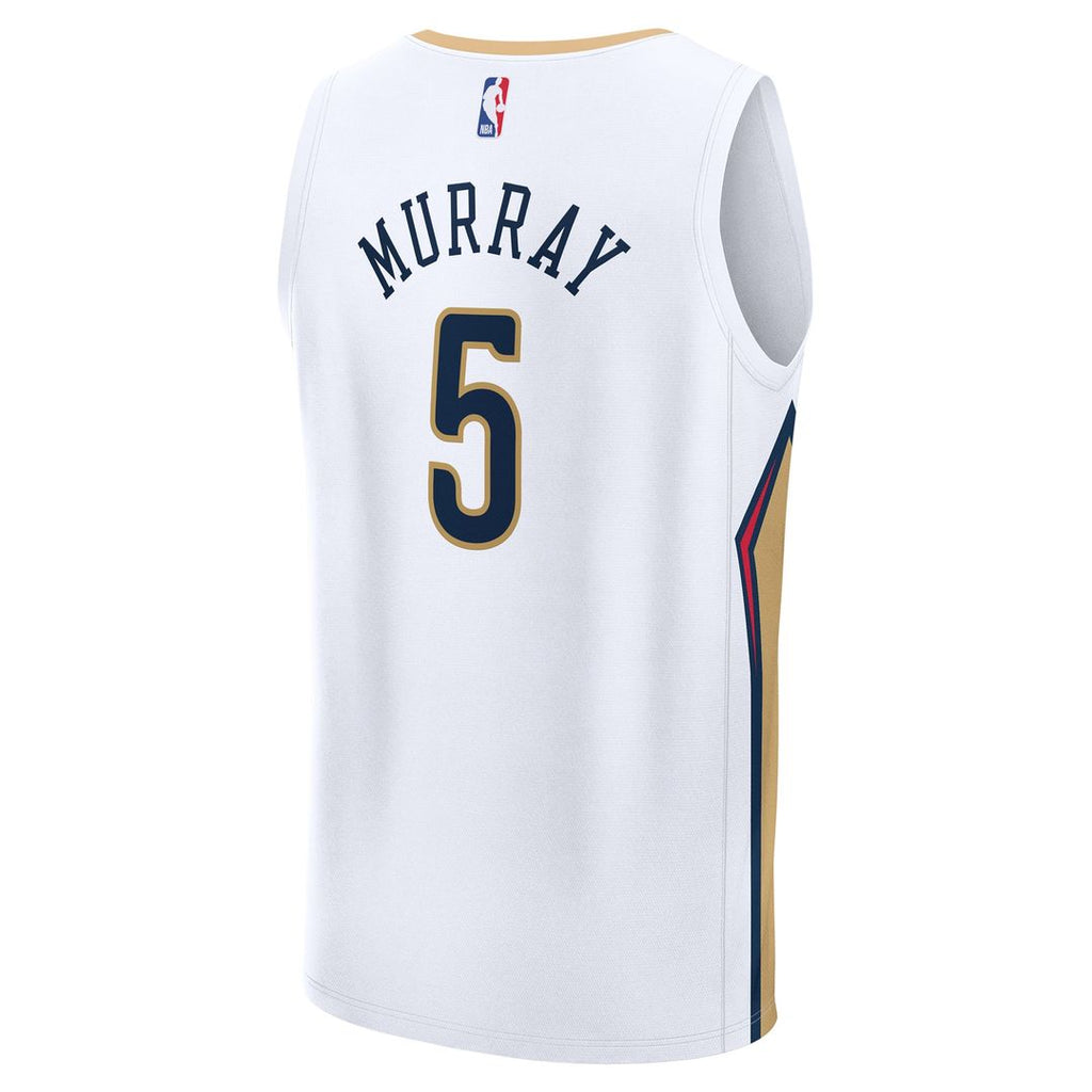 New Orleans Pelicans Dejounte Murray Fanatics Youth Fast Break Replica Player Jersey - Association - White Edition