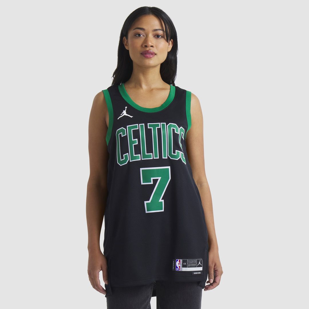 Boston Celtics Jaylen Brown Jordan Brand Unisex Swingman Jersey - Statement Edition - Black