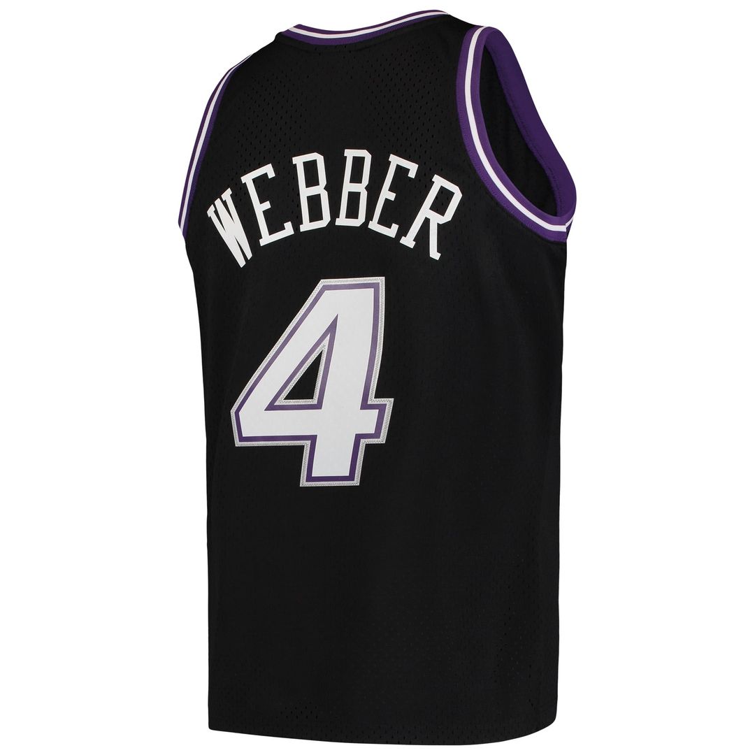 Sacramento Kings Chris Webber Mitchell & Ness 2000/01 Hardwood Classics Swingman Jersey - Black