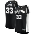 San Antonio Spurs Tre Jones Fanatics Fast Break Replica Jersey - Icon Edition - Black
