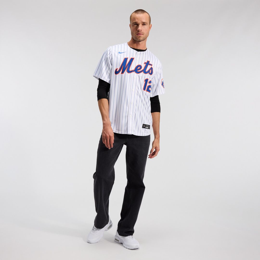 New York Mets Francisco Lindor Nike Road Limited Player Jersey - Gray