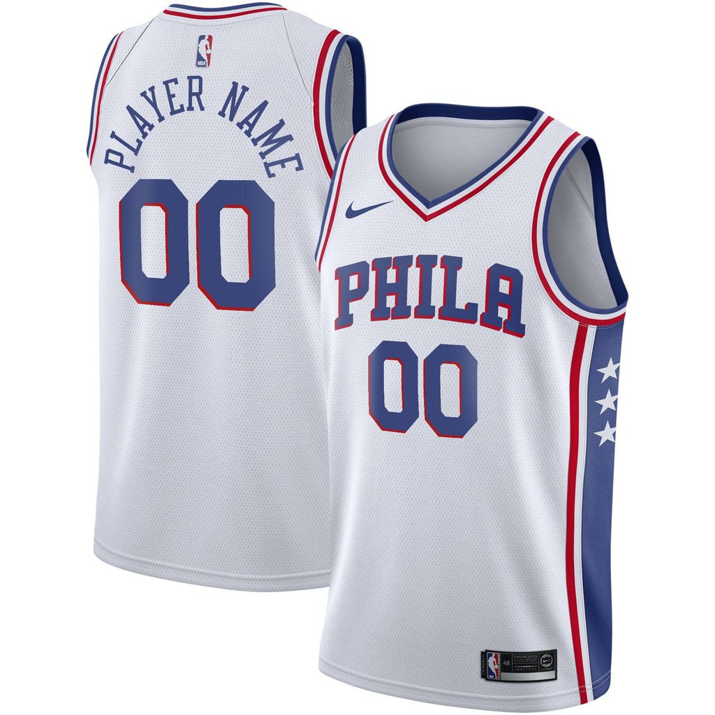 Philadelphia 76ers Nike 2020/21 Swingman Custom Jersey - Icon Edition - Royal