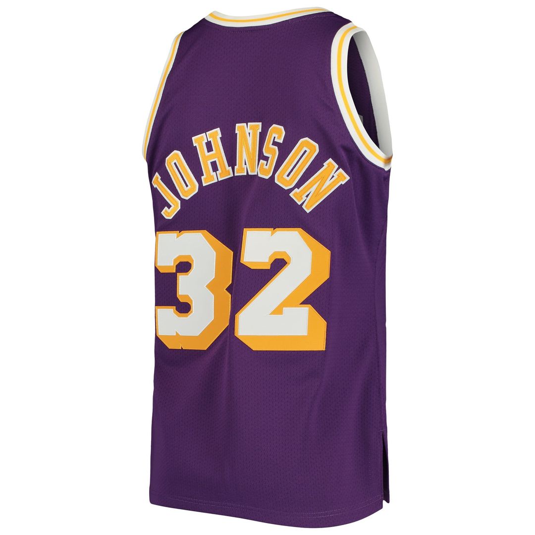Los Angeles Lakers Magic Johnson Mitchell & Ness 1984/85 Hardwood Classics Authentic Jersey - Gold