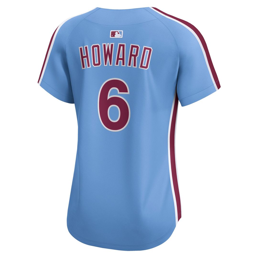 Philadelphia Phillies Ryan Howard Nike Women's Limited Jersey - White
