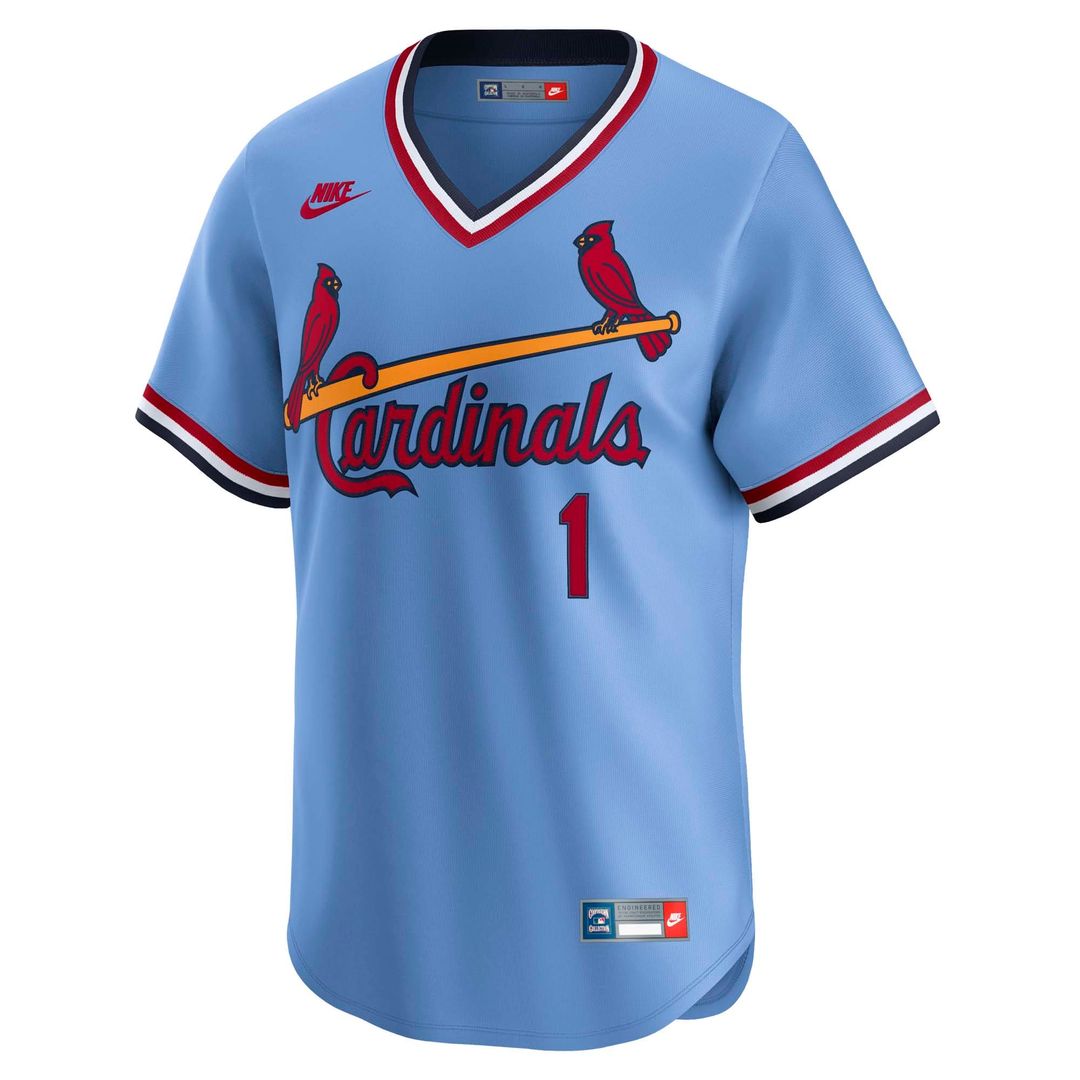 St. Louis Cardinals Ozzie Smith Nike Throwback Cooperstown Limited Jersey - Blue