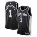 San Antonio Spurs Victor Wembanyama Nike Unisex Swingman Jersey - Icon Edition - Black