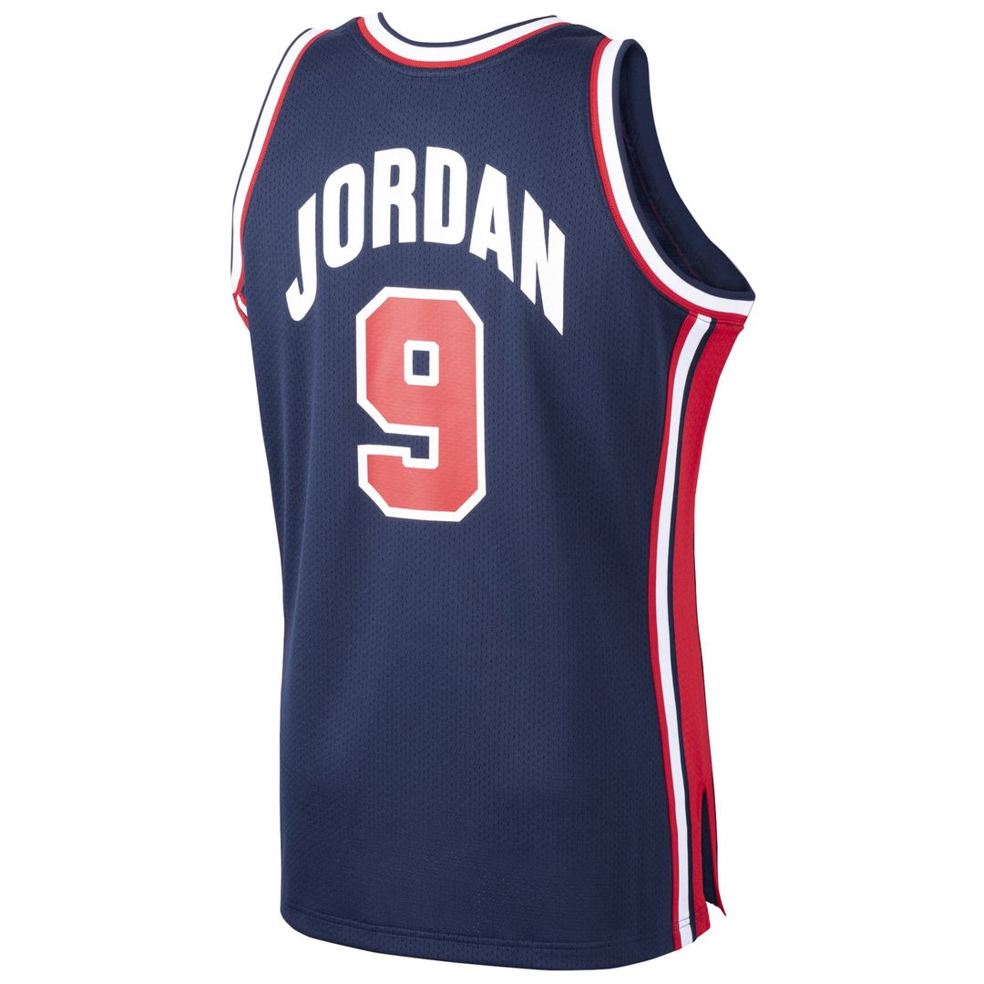 Michael Jordan USA Basketball Mitchell & Ness Home 1992 Dream Team Authentic Jersey - Navy