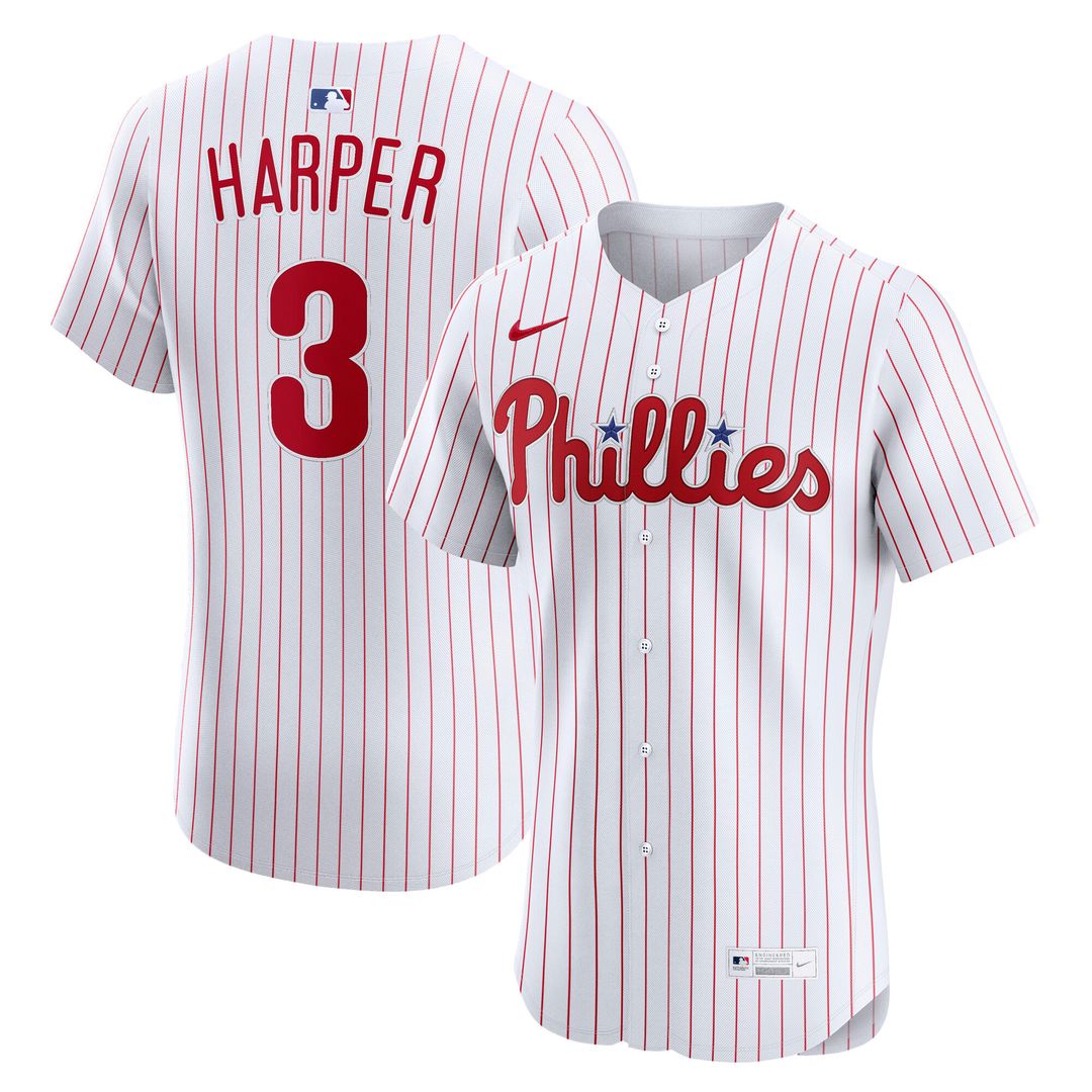 Philadelphia Phillies Bryce Harper Nike Alternate Elite Jersey - Light Blue