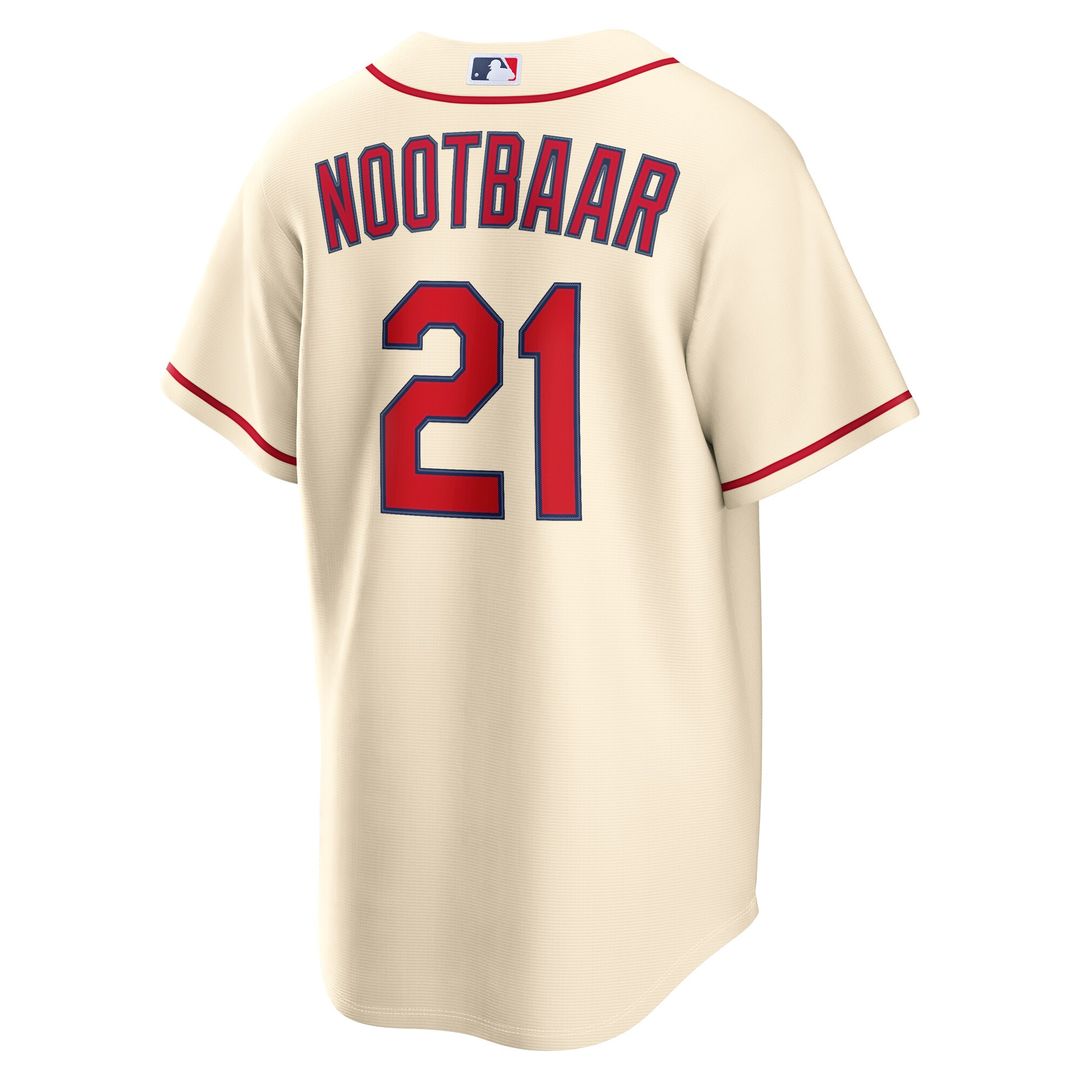 St. Louis Cardinals Lars Nootbaar Nike Alternate Replica Jersey - Cream