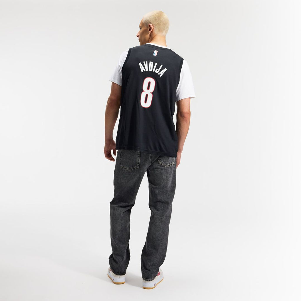 Portland Trail Blazers Deni Avdija Fanatics Fast Break Replica Jersey - Icon Edition - Black
