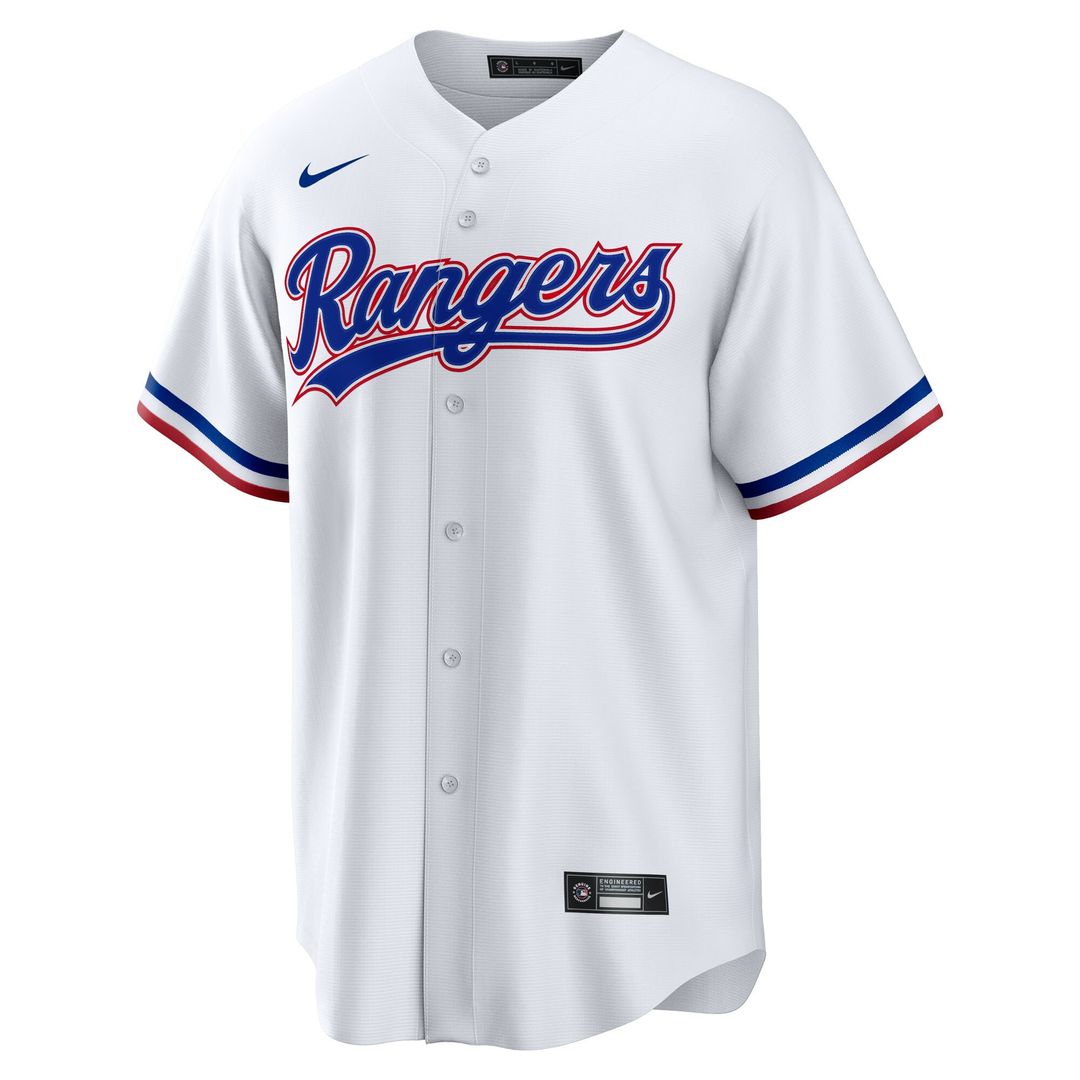 Texas Rangers Wyatt Langford Nike Youth Home Replica Jersey - White