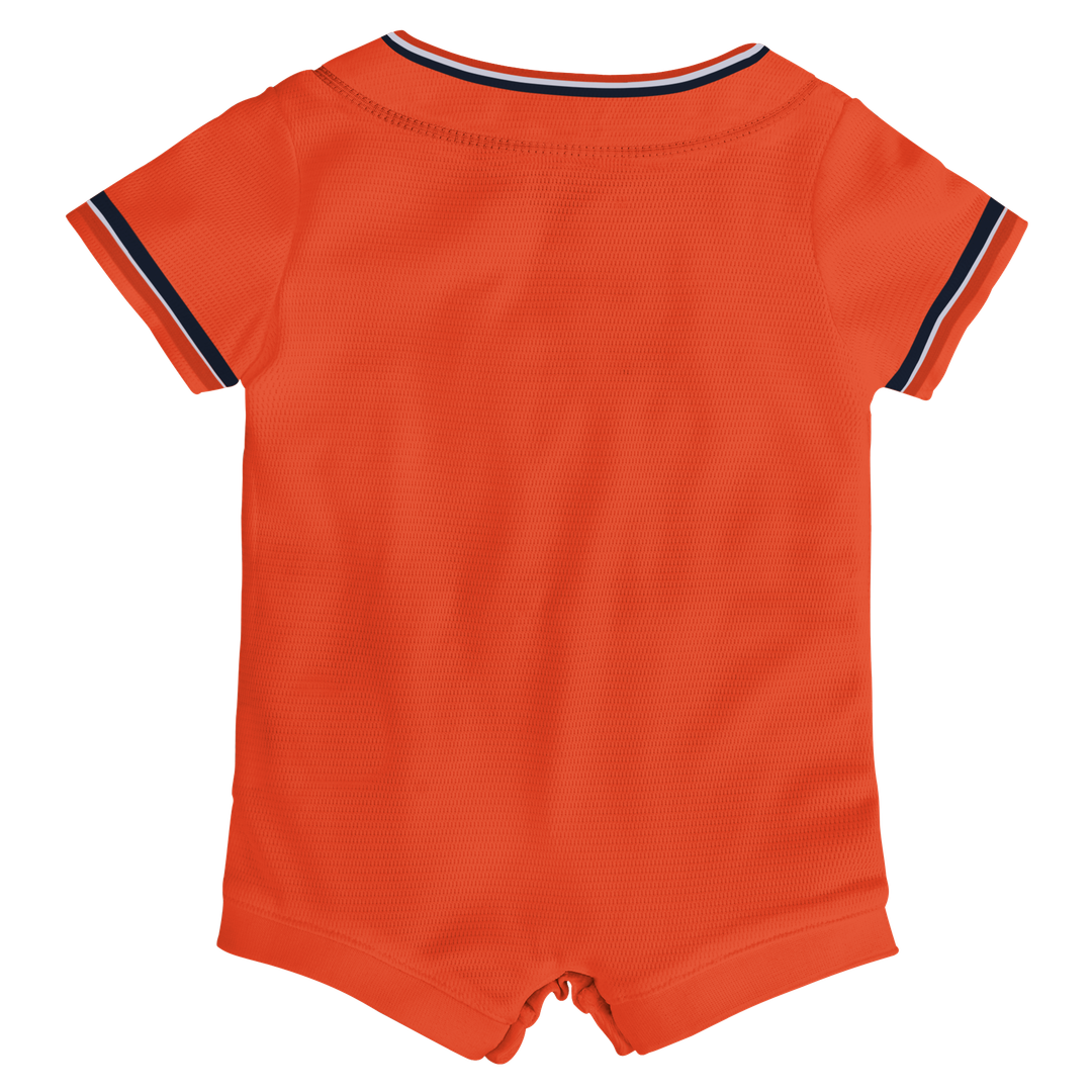 Detroit Tigers Nike Newborn Alternate Replica Romper Jersey - Orange