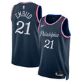 Philadelphia 76ers Joel Embiid Nike Unisex 2025/26 Swingman Jersey - Navy - City Edition