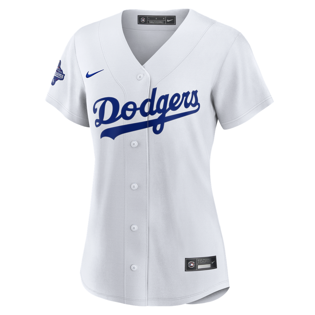 Los Angeles Dodgers Yoshinobu Yamamoto Nike Women's 2025 World Series Champions Home Replica Jersey - White