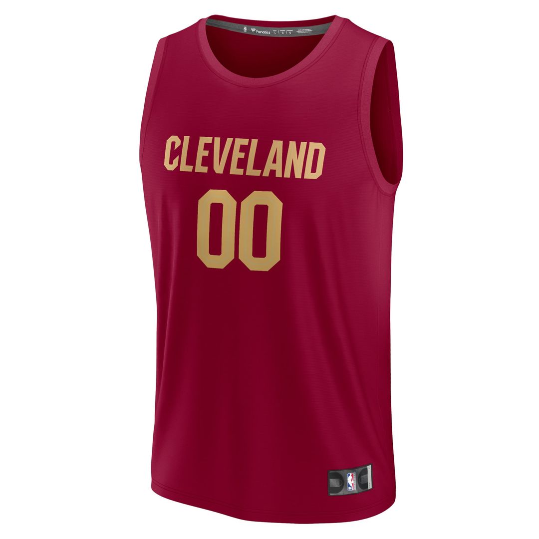 Cleveland Cavaliers Fanatics Fast Break Custom Jersey - Wine - Icon Edition