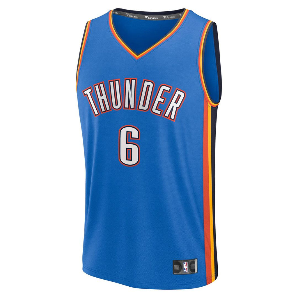 Oklahoma City Thunder Jaylin Williams Fanatics Fast Break Replica Player Jersey - Icon Edition - Blue