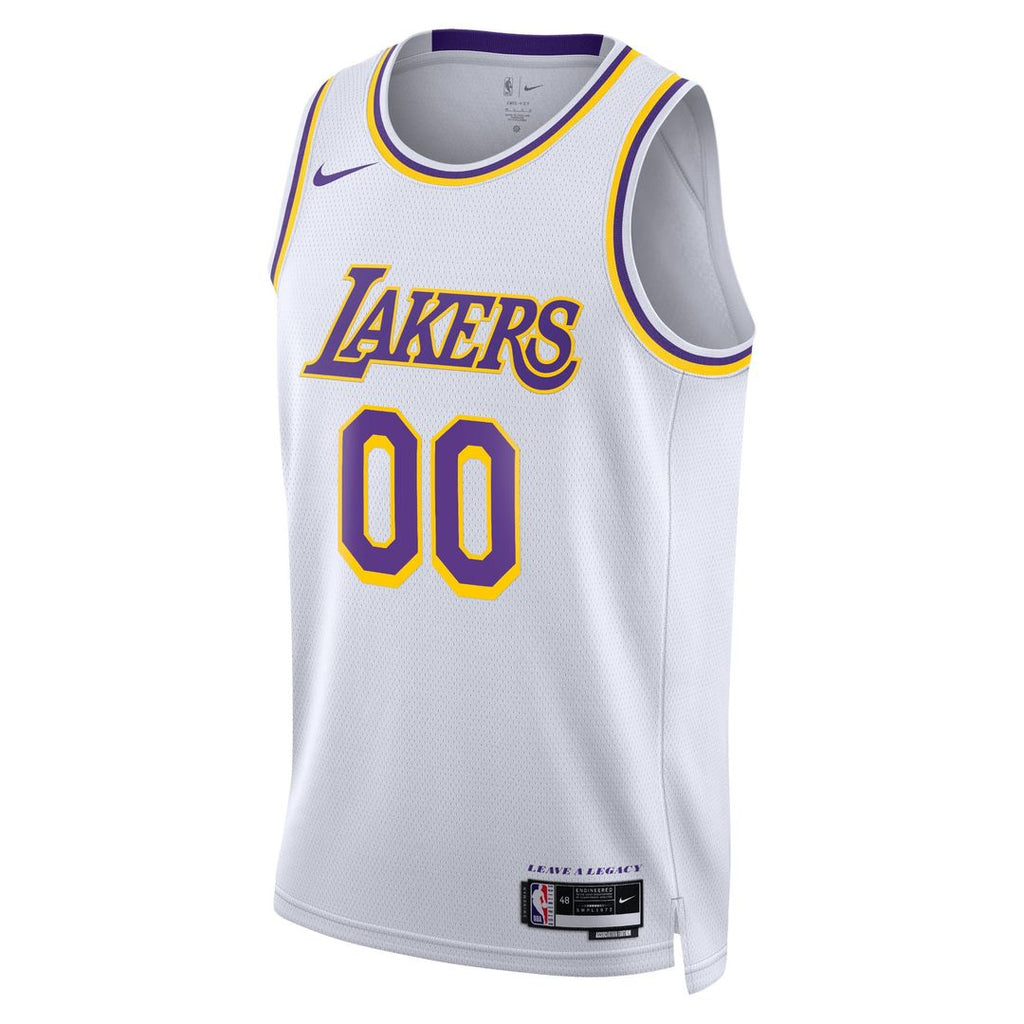 Los Angeles Lakers Nike Unisex Swingman Custom Jersey Gold - Icon Edition